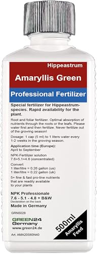 GREEN24 Engrais amaryllis Engrais liquide HIGHTECH pour le temps sans fleurs 500ml | pour le temps sansfleurs 500ml