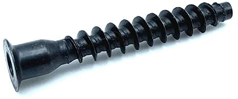 DOJA Barcelona | Montageschrauben-Verbindungsschrauben für Möbel | PACK 50 SCHWARZ 7x50 | Moebel verbindungsschrauben | Moebelbauschraube | Möbelverbinder Schrankverbinder/Flachkopfschrauben Holz/