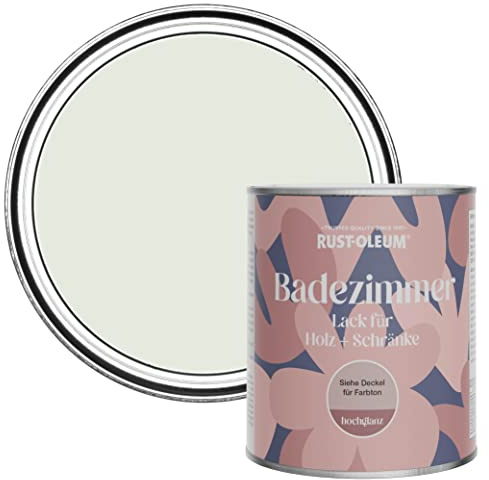 Rust-Oleum Green Moisture Resistant Bathroom Wood and Cabinet Paint in Gloss Finish - Sage Mist 750ml