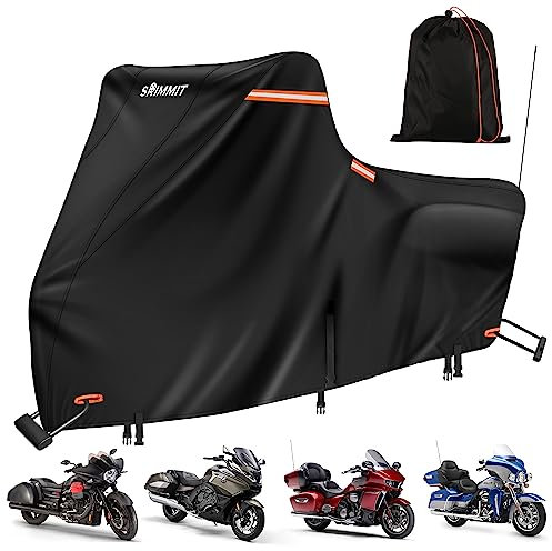 Telo per Moto Harley con materiale nano, resistente, per moto Harley Davidson, impermeabile, per esterni, per modelli Touring Road King Street Glide Road Glide Road Glide (Side Box)
