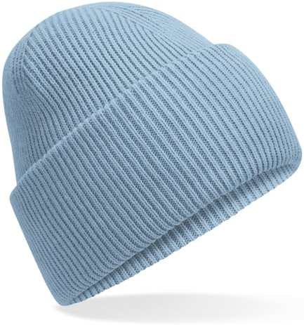 Hatstar Warme Damen Beanie Mütze | Herren Grobstrick Wintermütze | Wollmütze Strickmütze | Unisex für Damen und Herren | Weich und Dick (Light Blue)