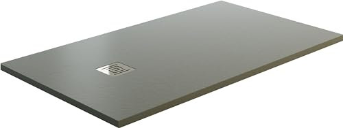 Aquabad Duschwanne/Duschtasse ARDESIA 90x70cm Grau Rechteck