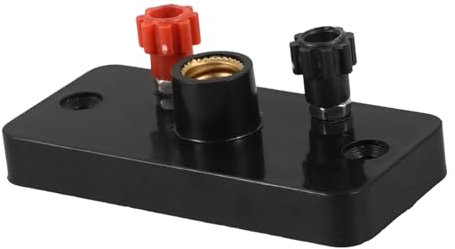 GLEAVI Miniatur Schraubsockel Aus Kupfer Lampensockel Für Physik Elektronik Experimente Labor Schwarz Kompakt