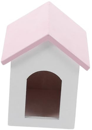 Vaguelly Dekoratives Minihaus Im Maßstab 112 Puppenhausmöbel-Set Hausbausatz Dachwände