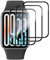 Lutree para Xiaomi Smart Band 9 Pro de Pantalla, 3 Piezas 3D Cobertura Completa Sin Burbujas Anti-Arañazo, Flexible HD Transparente Película Protectora