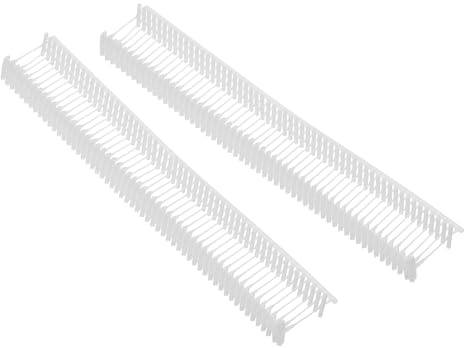 Soulnioi 2000PCS Plastic Tagging Barbs 1.0cm (0.39), White Fasteners, Standard Tag Pins for Clothes Labels, Price Tags, Compatible with Tagging Guns for Shop or Warehouse