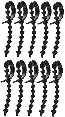 Toyvian 10 Stück Pflanzenbinder Gartenzubehör Baum Zweig Gummi Krawatte Baumstärkung Gartenschnur Flexibel Bpa Frei Für Obstbäume Und Bonsais