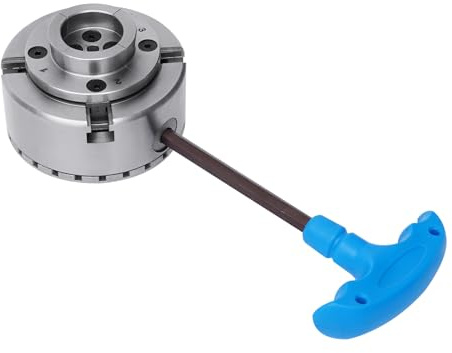 4-Backen Selbstzentrierendes Spannfutter, Drechselfutter, Zentrales 3.75 Futter Für Drehmaschine M33, Backenfutter, Zentral Einstellbares Präzisionsfutter Drechselbank Zubehör