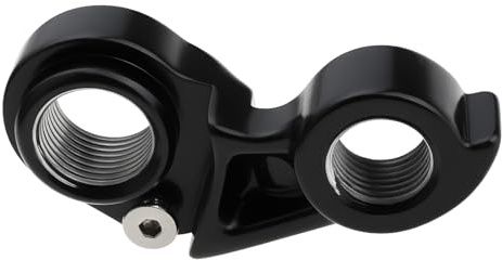 YINETTECH 1 Set Black Bicycle Gear Derailleur Hanger with Bolts KP419 K33049 M12x1.0 Compatible with CANNONDALE Slate Synapse Topstone