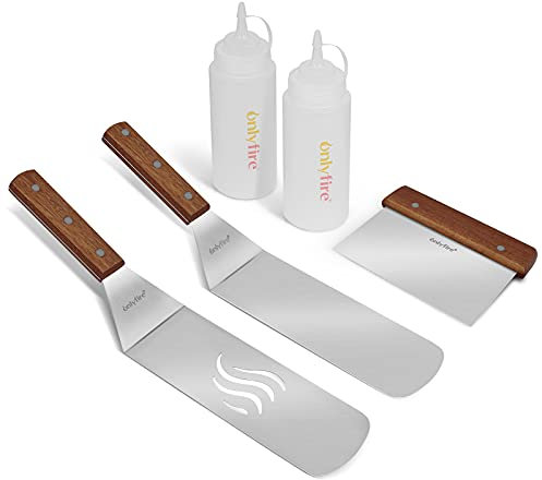 Onlyfire Multi-purpose Griddle Spatula Set - Fits Blackstone Grill and Other Grills