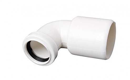 Waste Pipe Conversion Bend 32mm / 50mm Push Fit Reduction Elbow Coupler