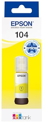 Epson EcoTank 104 Original Tintenflasche, Gelb