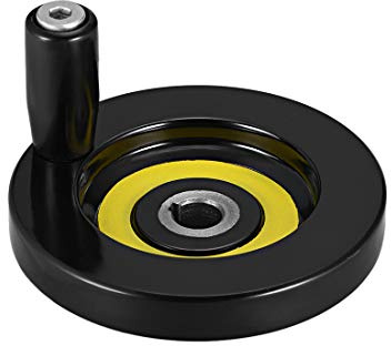 sourcing map Handrad 80mm Durchmesser 10mm Lochdurchmesser für Fräsmaschine