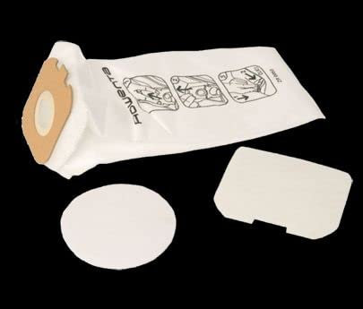 ROWENTA ZR005001 - Confezione da 5 sacchetti di carta e filtro aspirapolvere ZR005001