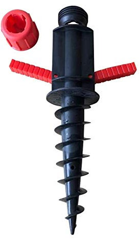 AGDR Base De Soporte para Sombrilla para Uñas De Tierra Soporte Base Soporte para Sombrilla para Sombrilla De Jardín O Playa Y Más Amarillo 37 * 6CM