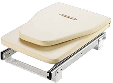 JUSHZ Tabla De Planchar para Centro De Planchado Mini Estante De Planchado Oculto En El Armario Plegable del Armario Doméstico Hogar (Yellow,81x31cm)