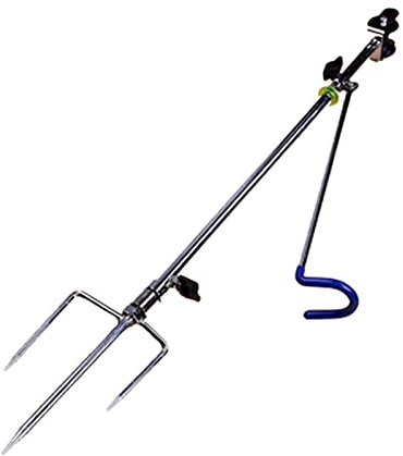 DYPASA Angelrutenhalter Langes Stabhalterung 8-15 Meter Angelrutenhalterung extra Lange Angelrutenhalter Angelrute Waffe Turm Angelrute Unterstützung Rutenhalter