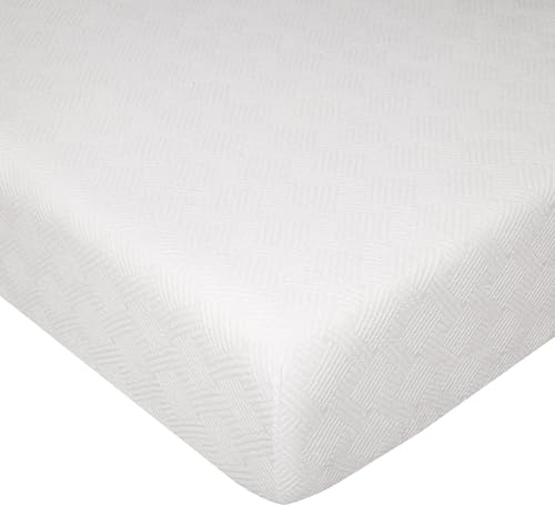 ZUCCHI, COPRIMATERASSO IN SPUGNA MATRIMONIALE, BIANCO, TECNICI 175 cm x 200 cm