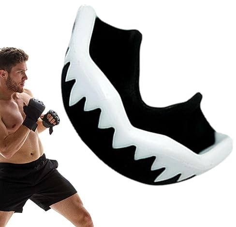 Schutzhülle für Mundschutz – Sport-Mundschutz, sportlicher Mundschutz | doppeltes buntes Zahnfleischschild für, Boxen, Fußball, Hockey, Zahnschutz, Zahnabdeckung Cenmoo