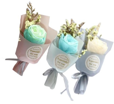 LALAFINA 3stücke Mini Aromatherapie Bouquet Natürliche Für Auto Und Farbenfrohe Trockenblumen Als Und Duftspender Zufällige Muster