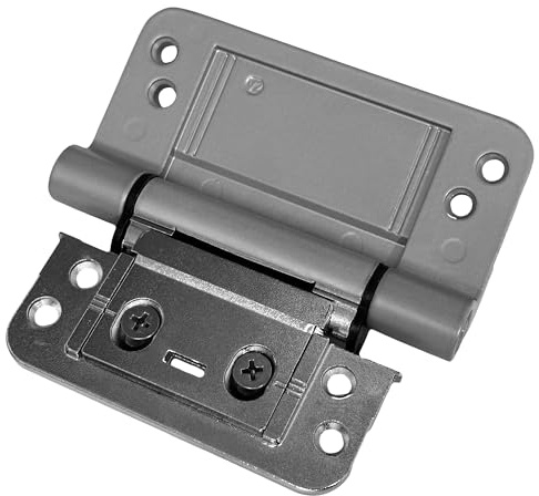 Composite Doors Hinge White Trojana 3D Adjustable Butt Rebate Door Hinge Silver