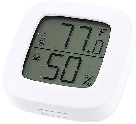 Yardwe 3stücke Reptil Thermometer Für Terrarien Digitales Temperatur Und Hygrometer Mit Großem Display Und Magnetischem Design Für Reptilienhaltung Und Aquarien