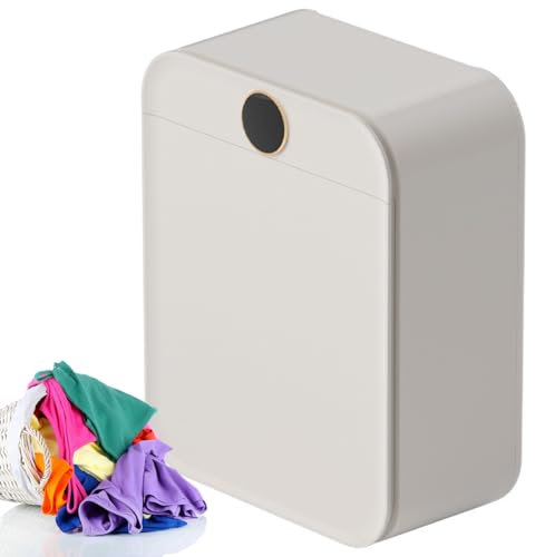 FHRKA Compact Vented Tumble Dryer, 8L Small Tumble Laundry Dryer with Smart Touch Screen, Timer and 2 Heat Settings