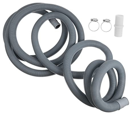 DIYEAH Washing Machine Drain Hose Extension for Meters Hose Washer for Long Pipe Connections in Laundry Rooms