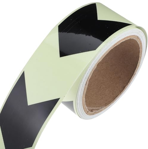 HOOWIFFY Ruban Adhésif Phosphorescent Pvc 5 Cm X 5 M Ruban Lumineux Vert pour Guidage et Signalisation Adhésif Résistant pour Usage Intérieur et Extérieur Sécurité Industrielle