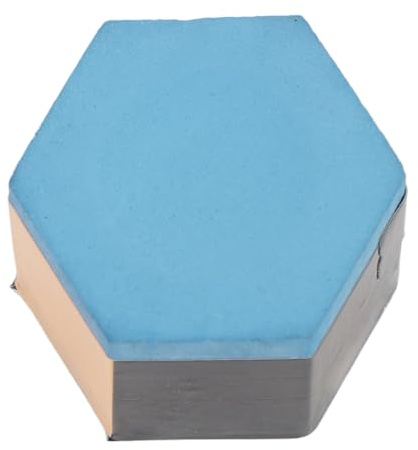 Hamwesh Biljardkrita, Anti-Slip Hex Design Långvarig Pool Cue Krita, Fin Pulverreducerad Dammkrita för Poolpinnar med Kalkmaterial för Förbättrat Grepp och Dammreducering i