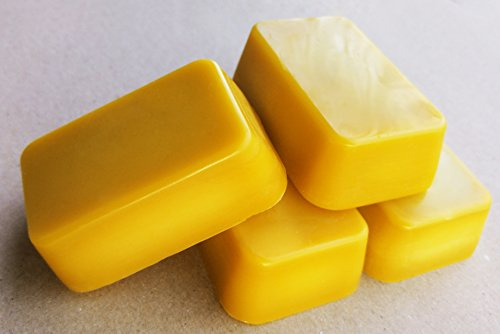 Meden 4 x 70g Pure Beeswax Blocks - 100% Pure and Natural Beeswax Bar Premium Quality
