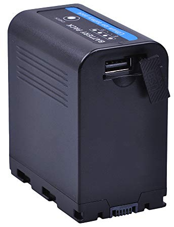 PowerTrust 1-Pack SSL-JVC70 JVC70 Replacement li-ion Camcorder Batteries for JVC SSL-JVC50 SSL JVC70 JVC GY-HMQ10 GY-HM200 GY-LS300