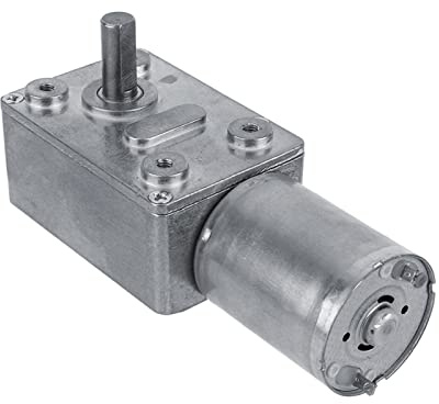 Motoriduttore DC 12V Riduzione Reversibile motore elettrico CW/CCW Motoriduttore a vite senza fine reversibile ad alta coppia 5/6/20/40/62RPM (40RPM)