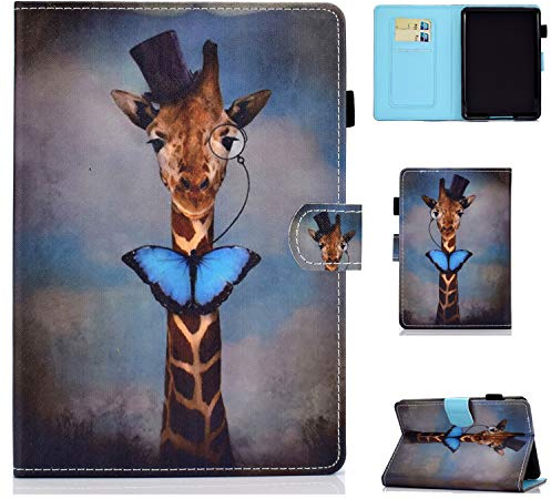 Bspring Hülle kompatibel für Kindle Paperwhite (10. Generation - 2018 und alle Generationen) - Die dünnste und leichteste Schutzhülle Tasche mit Auto Sleep/Wake Funktion,Giraffe