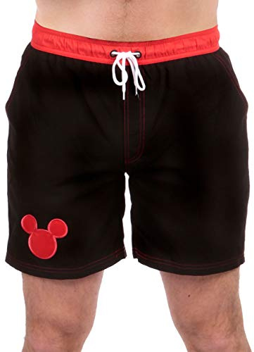 Disney Mens Mickey Mouse Swimming Trunks Size XX-Large Black