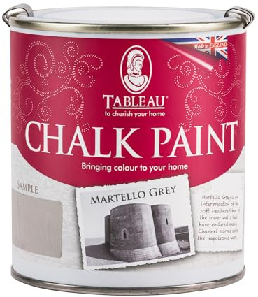 Tableau Chalk Paint, Chalky Paint Shabby Chic 500ml Martello Grey