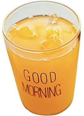 caihuashopping Wassergläser Wiederverwendbare Wasser Cup Latte Cup Glas Kaffeetasse Beer Cup Glas Teetasse Fruit Cup Dessert Cup Durable for Haushalts 13,66 Unzen Trinkglas (Color : White)