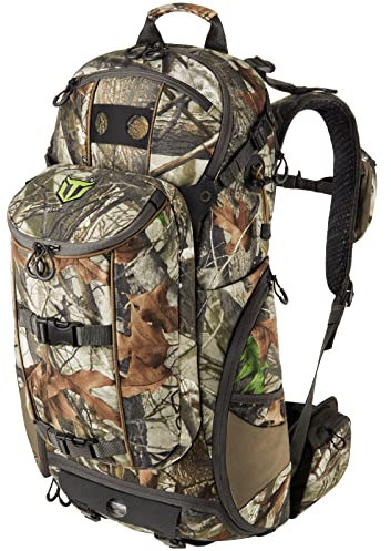 TIDEWE Jagd-Rucksack, 3400cu, geräuschloser Rahmen, Jagdrucksack für Bogen/Gewehr/Pistole (Next Camo G2)