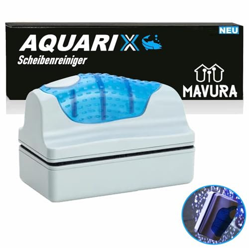 AQUARIX Scheibenreiniger Aquarium Reiniger Bürste magnetisch