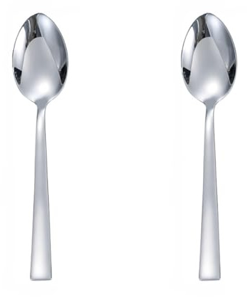 BeNtLi Löffel Aus Edelstahl 304, 2er-Pack, Rührlöffel Mit Langem Griff, Polierter Edelstahl, Latte-Macchiato-Löffel, 20 cm (8 Zoll) (2 Pack)