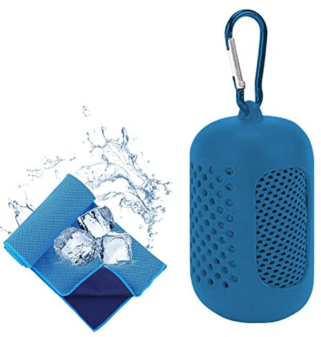 Fulenyi Kühltücher,Hautfreundliches Eishandtuch für Hals, Gesicht, Hand - Tragbare Yoga-Handtücher, kühlendes Handtuch für Fitnessstudio, Yoga, Sportreisen