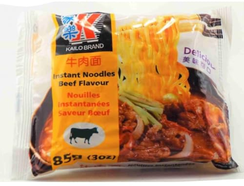 Nouille Instantanée Kailo Saveur Boeuf 85g/Sachet - Offre de 30, 60 et 90 Sachets - Expédition Depuis France par la Sté Bo Time (30)