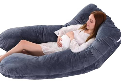Oreiller De Grossesse En Forme De U Pour Femme, Oreiller Dormeur Latéral, Coussin De Corps Complet De Maternité, Pour Le Dos, Les Hanches, Les Jambes, Le Ventre, Oreiller Pour Bébé Et Coussin D'allait