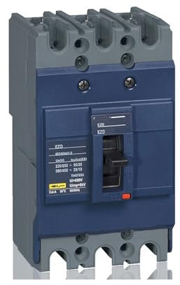 LTUNKHWP Disjoncteur à boîtier en Plastique EZD100 EZD160 EZD250, Interrupteur à air 3P triphasé 380V(160A)