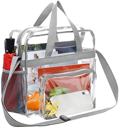 Transparente Tragetasche PVC Tasche Transparent Clear Bag Stadium Approved