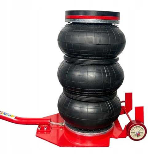 MAT-COMPANY Pneumatischer Wagenheber 3,5 t Luftkissen Flach Hebekissen für PKW 150-400 mm 8-12 bar Stahl Tragfähigkeit 3,5 Tonnen