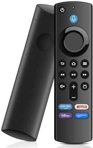 SIVITE Telecomando Vocale Sostitutivo Compatibile con Fire TV Stick 2/3 Gen, 4K, Lite, Max e Cube, Telecomando Alexa per Smart TV Insignia, Toshiba e Pioneer
