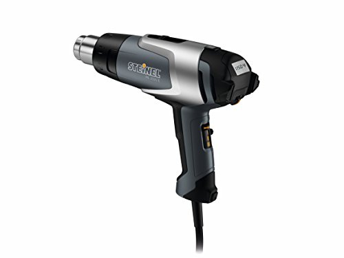 Steinel - 110025597 HL 2020 E Professional Heat Gun, LCD-Display, 1600 W, hot air Gun for Welding tarpaulins, Window tinting, Variable Temperature and Airflow, fits 1.34 Standard nozzles