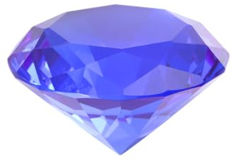 Vosarea 50mm Crystal Diamond Briefbeschwerer Hochzeit Dekorativer Diamant Transparente Tischdeko Streudeko Hochzeit Deko (Blau)