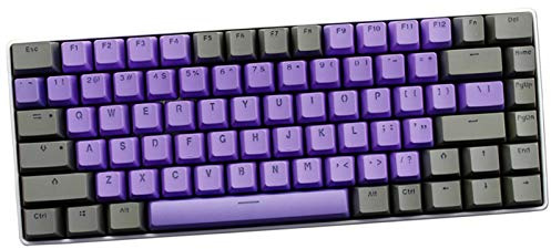 Sunzit Gaming-Tastenkappen, 82 PBT Keycaps, Mechanische Tastatur PBT Tastenkappe für Ajazz AK33 / KANANIC 82 / KBT Race 2 (nur Keycaps)